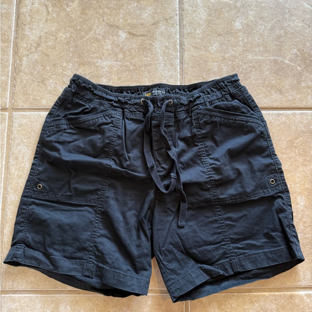 Buy 2 get 1 free clothing! Lee Women’s Black Cargo Shorts